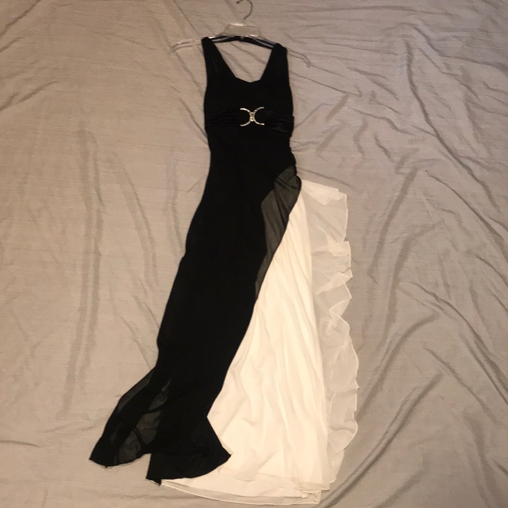 Black and white dress